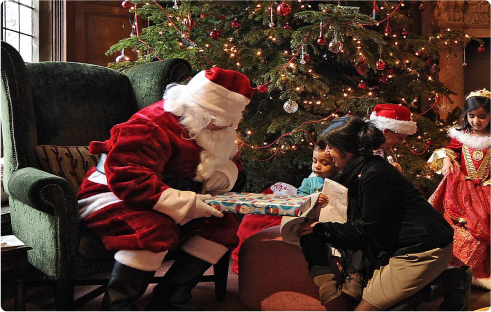 morning with santa