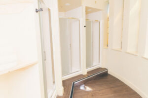 shower spaces at rainhill hall
