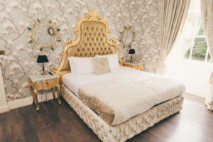 Bedroom at rainhill hall