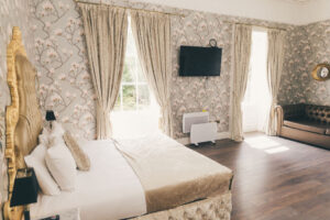 Bedroom at rainhill hall