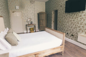 bedroom at rainhill hall