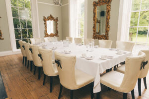 well presented dining area